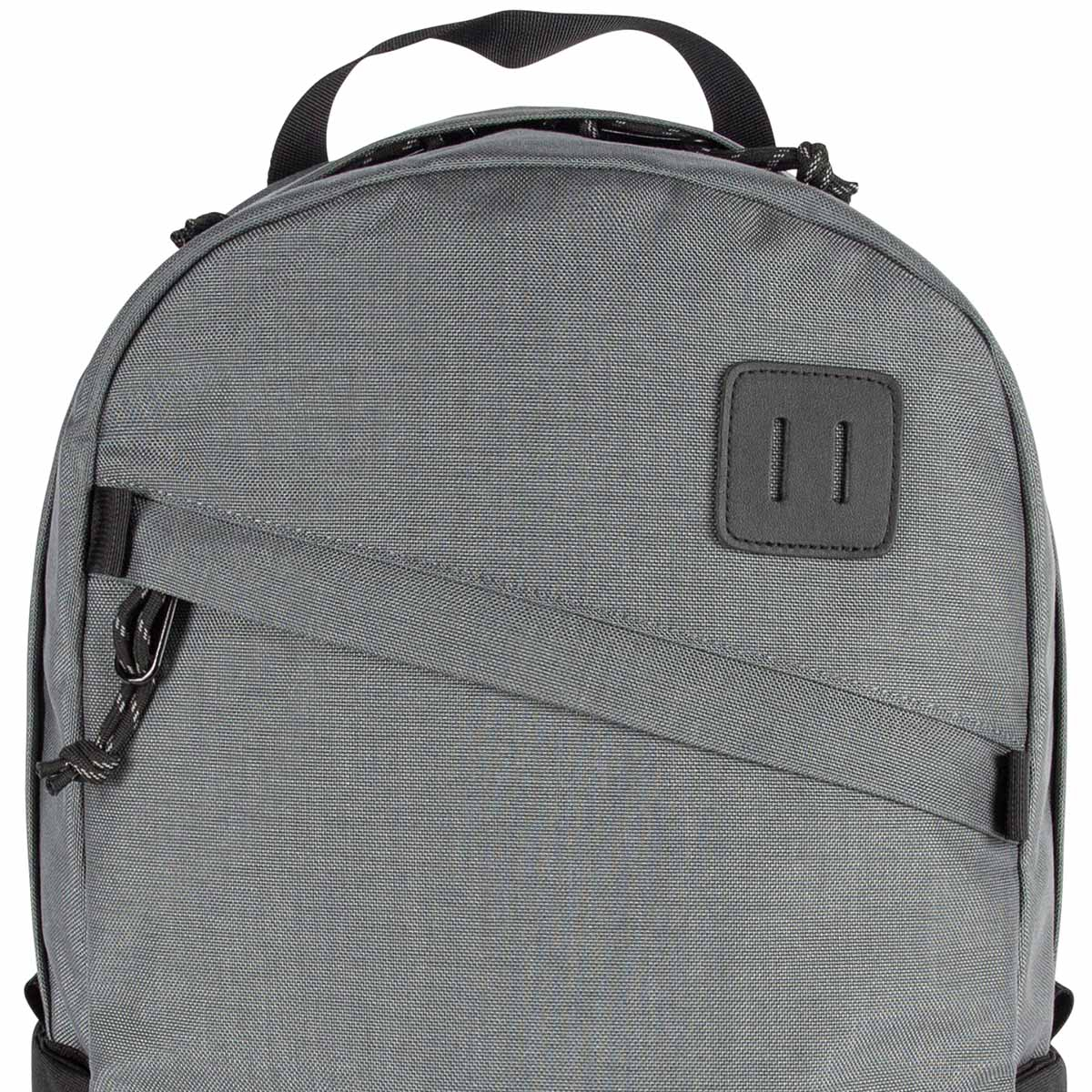 Topo Designs Daypack Classic Charcoal/Black, starker Rucksack in 1000D Nylon mit 15 Zoll Laptopfach und 21.6 Liter Stauraum