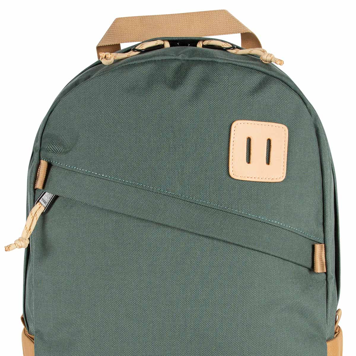 Topo Designs Daypack Classic Forest/Khaki, starker Rucksack in 1000D Nylon mit 15 Zoll Laptopfach und 21.6 Liter Stauraum