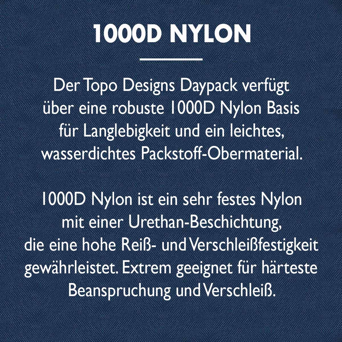 Topo Designs Daypack Classic, 1000D Nylon