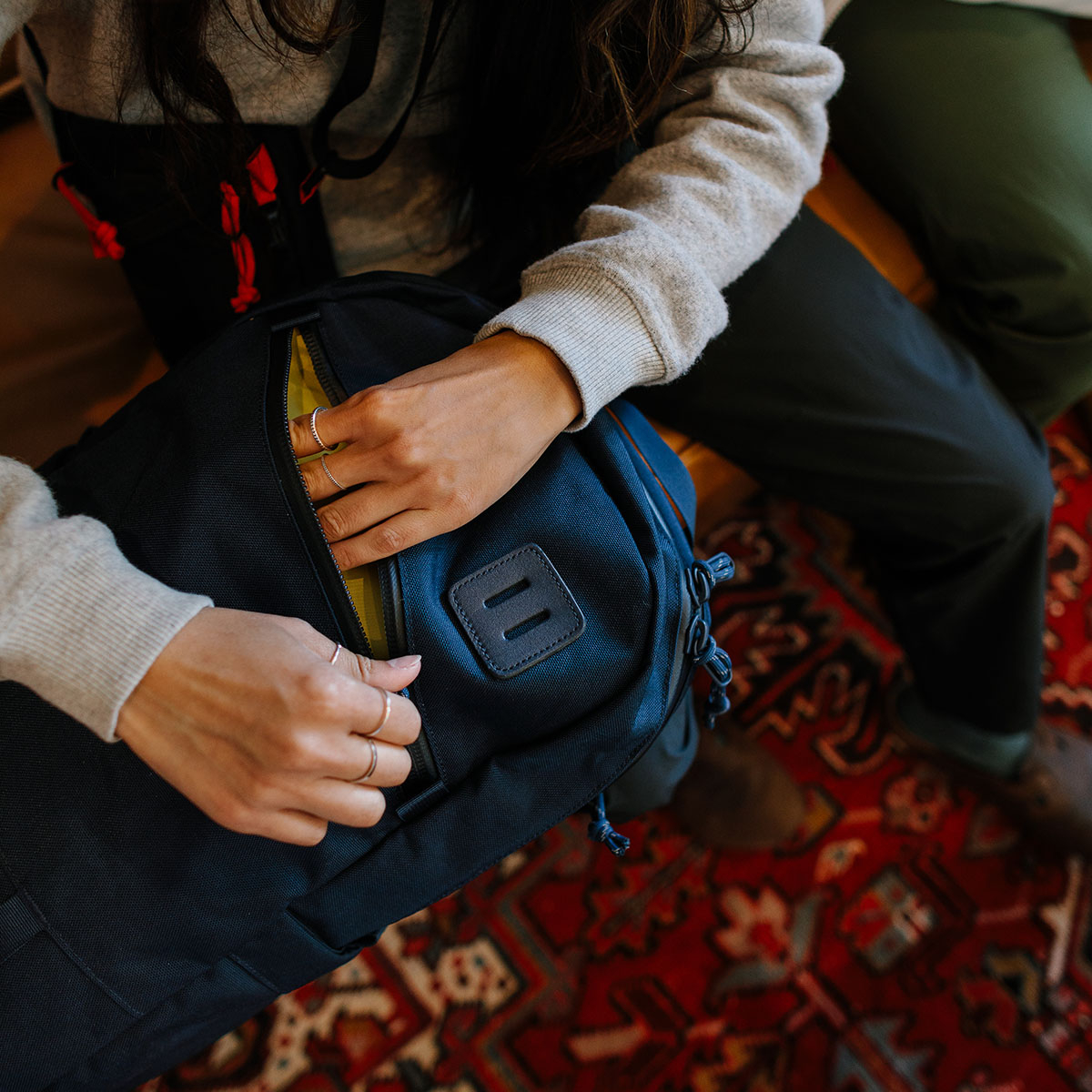 Topo Designs Daypack Tech Navy, der ideale Rucksack für den täglichen Gebrauch