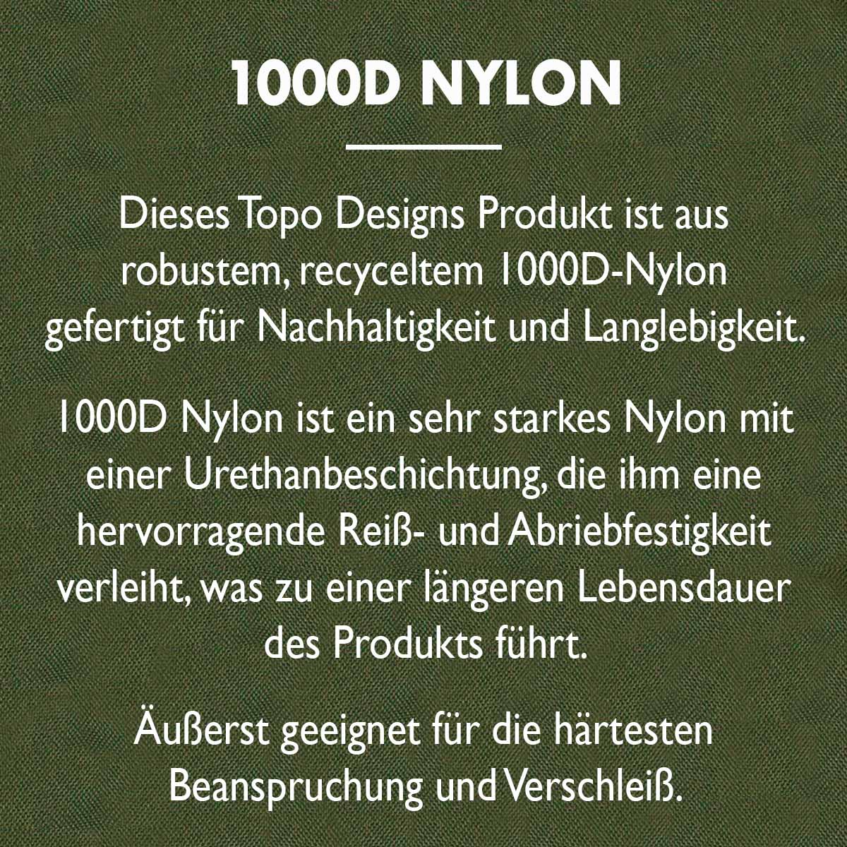Topo Designs Rover Pack Tech, 1000D Nylon