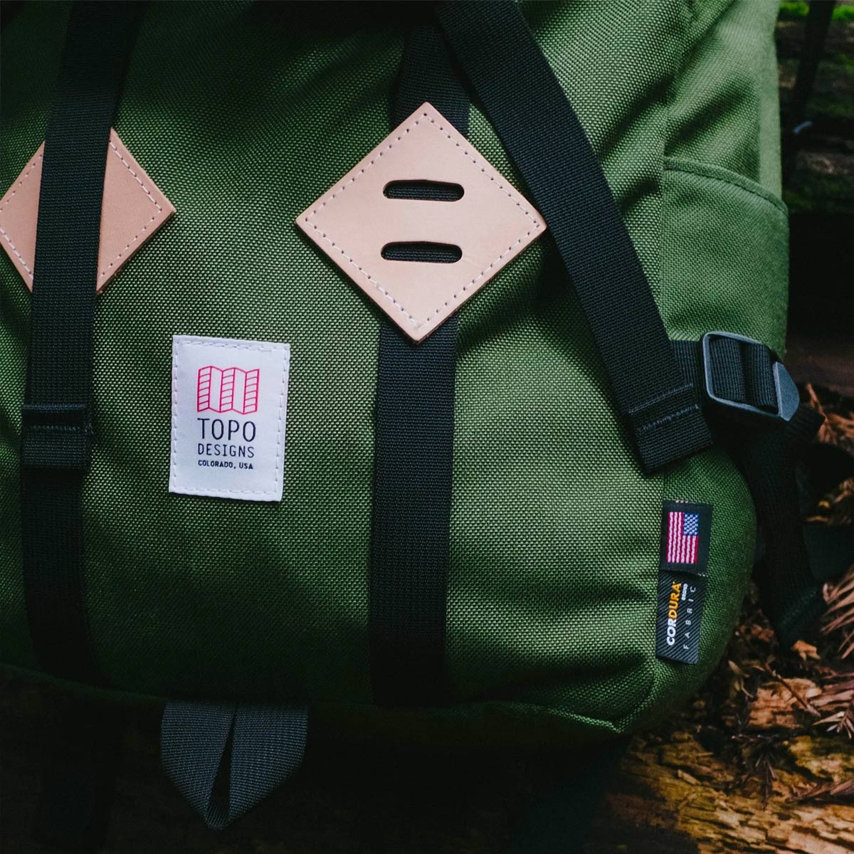 Topo Designs Klettersack Backpack Olive Lifestyle, perfect backpack for men and women