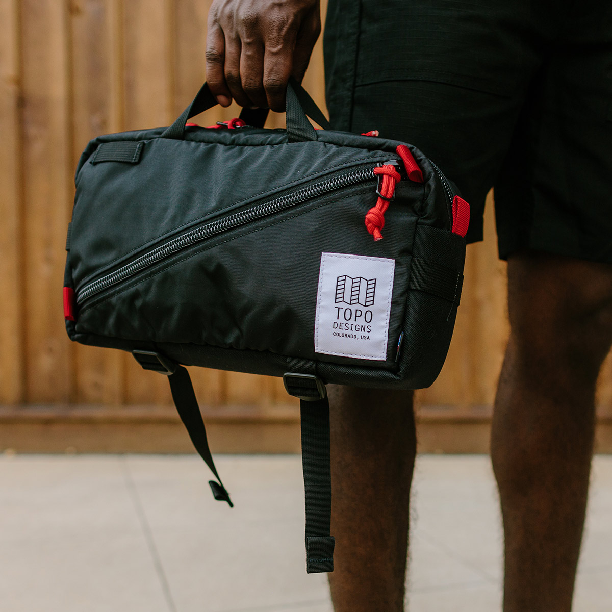 Topo Designs Quick Pack Black, a well-built, secure bag for travel