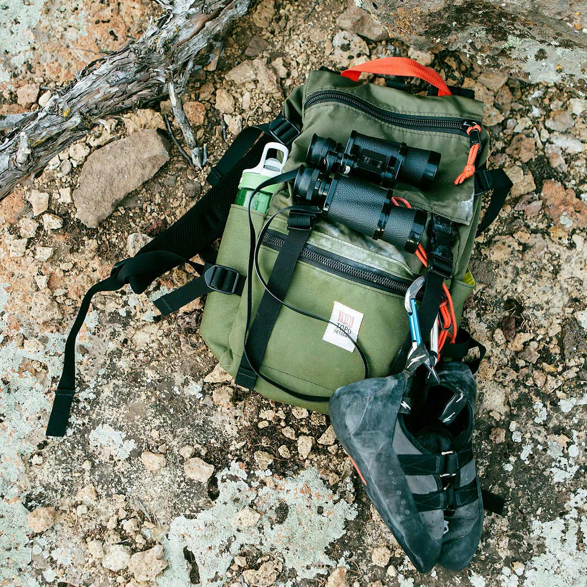 Topo Designs Rover Pack Classic Olive, der ideale Rucksack für den täglichen Gebrauch