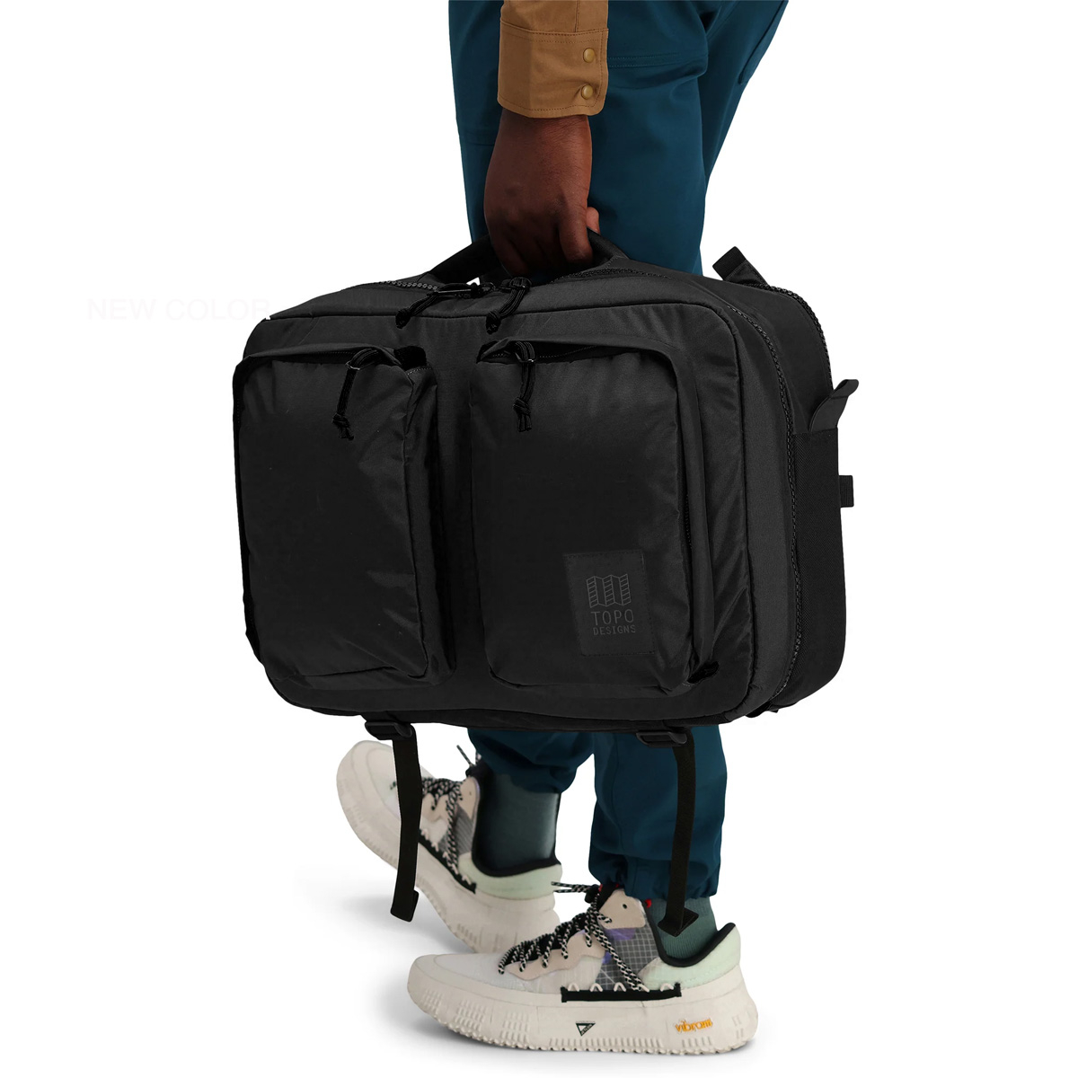 Topo Designs Global Briefcase Black, Die perfekte Tasche für den täglichen Gebrauch