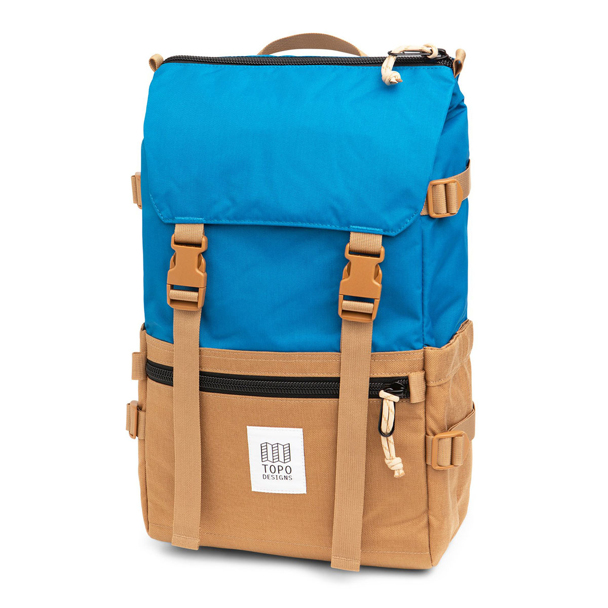 Topo Designs Rover Pack Classic Blue/Khaki, der ideale Rucksack für den täglichen Gebrauch