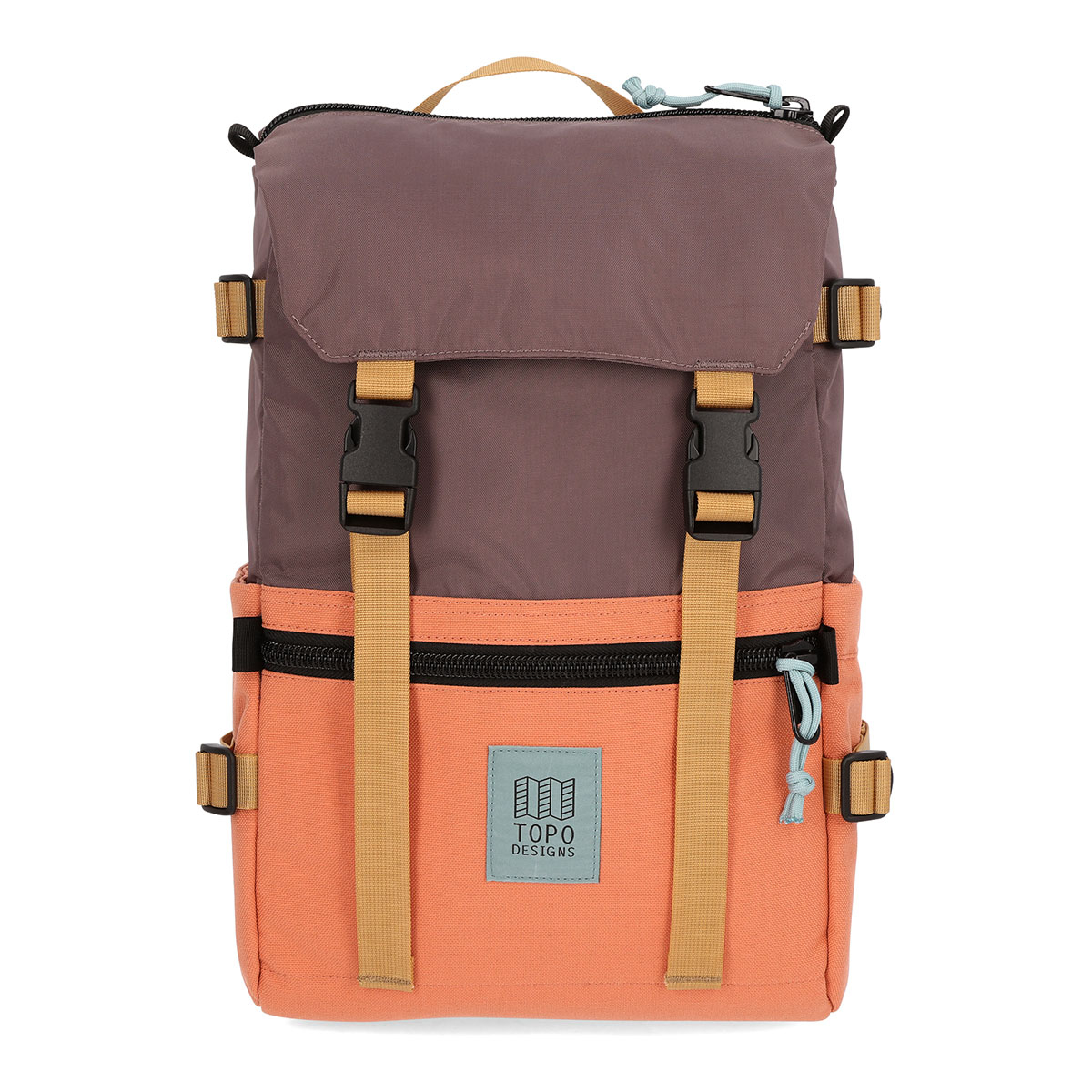 Topo Designs Rover Pack Classic Coral/Peppercorn, der ideale Rucksack für den täglichen Gebrauch