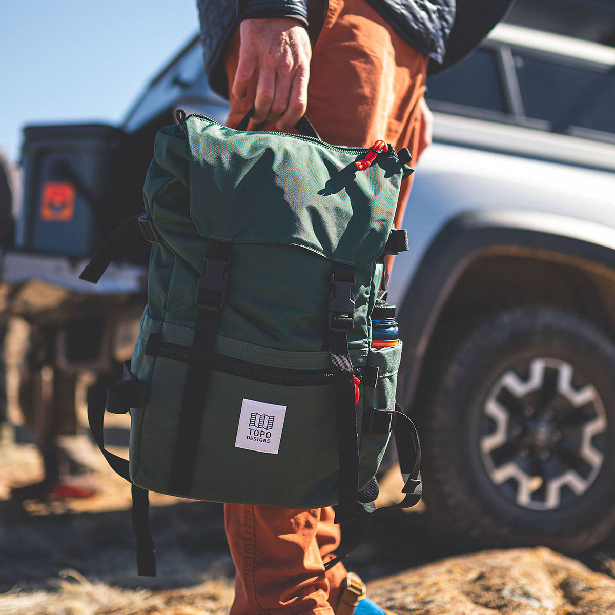 Topo Designs Rover Pack Classic Forest, der ideale Rucksack für den täglichen Gebrauch