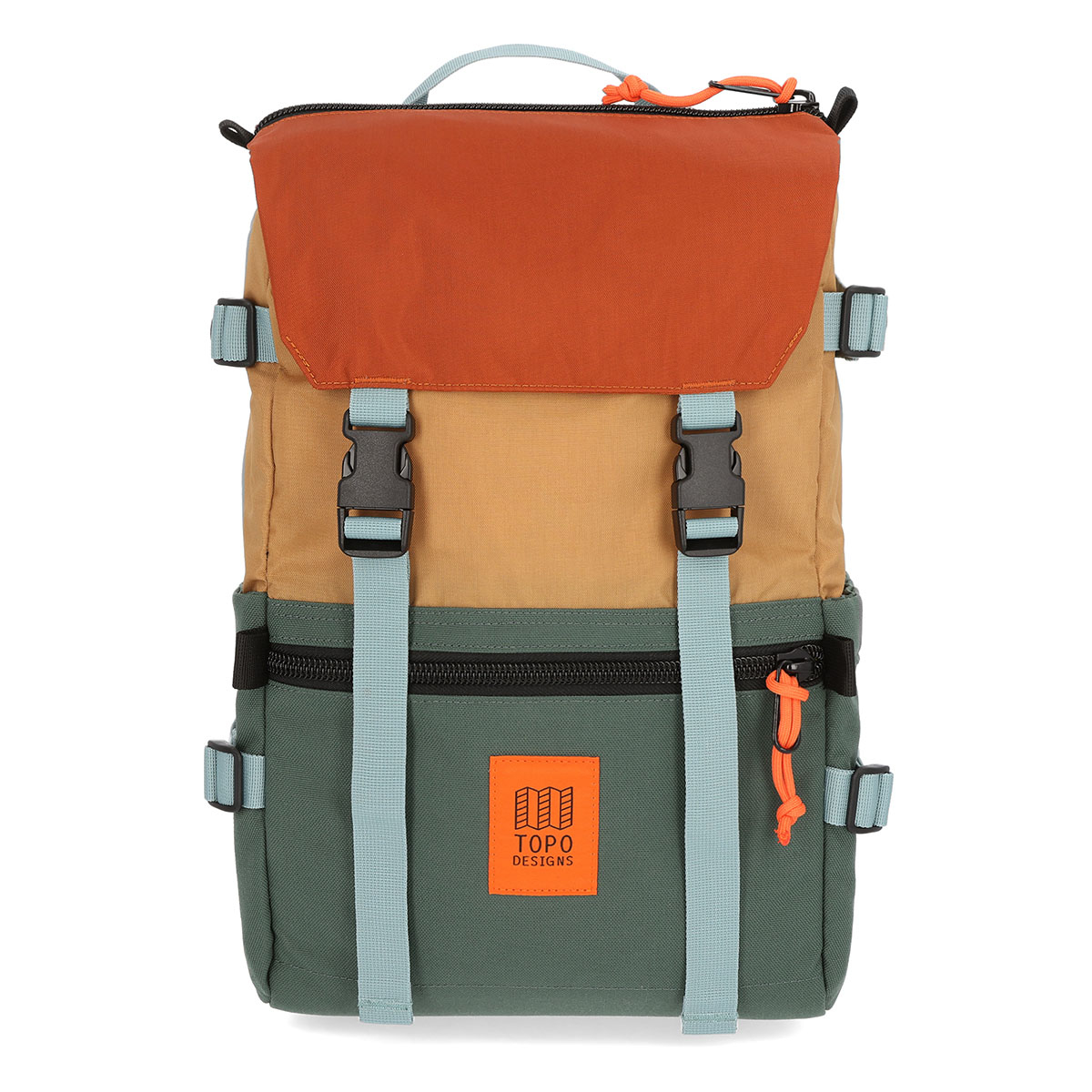 Topo Designs Rover Pack Classic Forest/Khaki, der ideale Rucksack für den täglichen Gebrauch