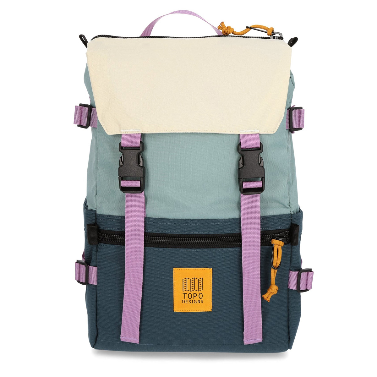 Topo Designs Rover Pack Classic Sage/Pond Blue, der ideale Rucksack für den täglichen Gebrauch