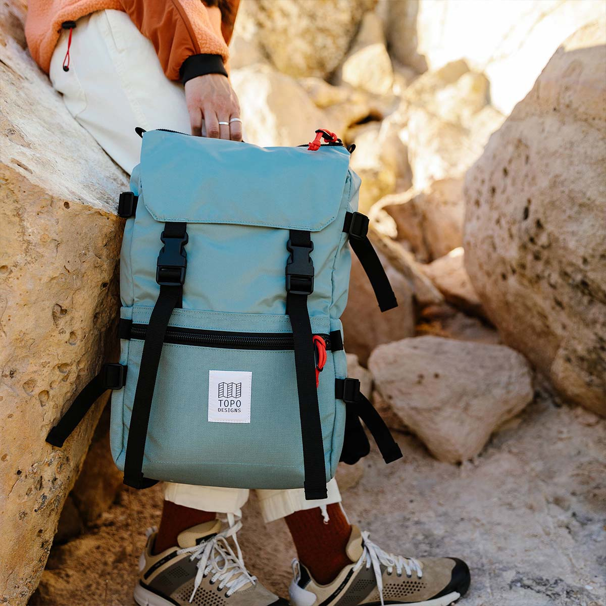 Topo Designs Rover Pack Classic Sage, der ideale Rucksack für den täglichen Gebrauch