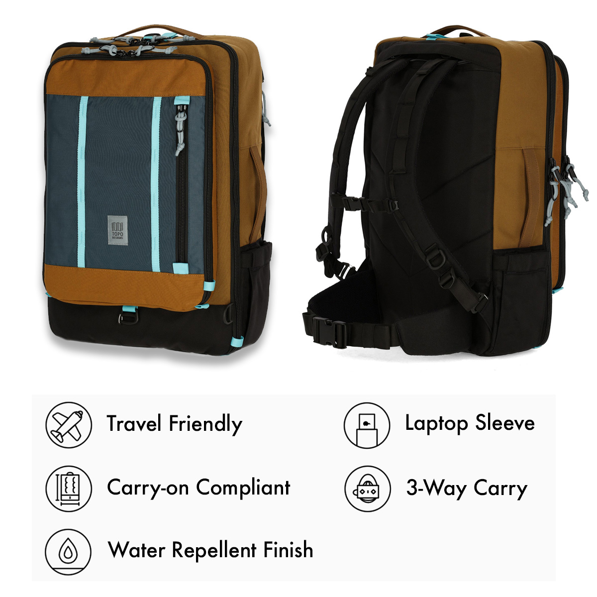 Topo Designs Global Travel Bag 40L Desert Palm/Pond Blue, the-most-versatile-travel-bag